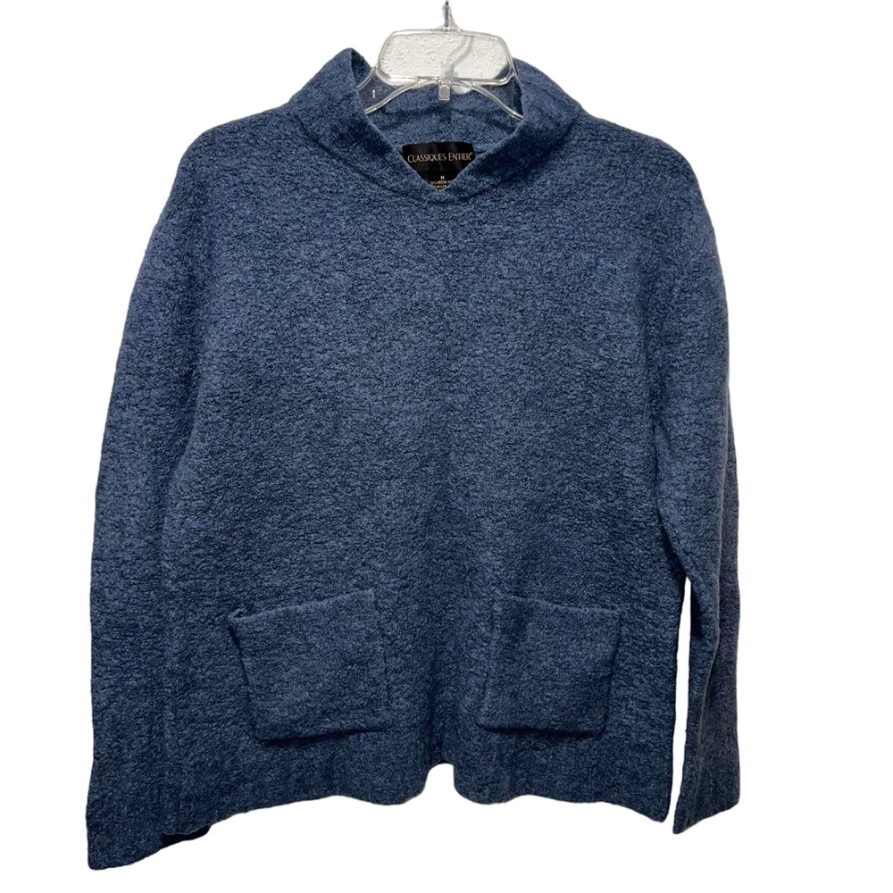 CLASSIQUES ENTIER 100% Merino Wool Pullover Sweater Size Medium